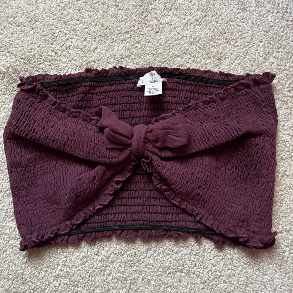 Ivy & Main Bandeau Tie Tube Top Size L